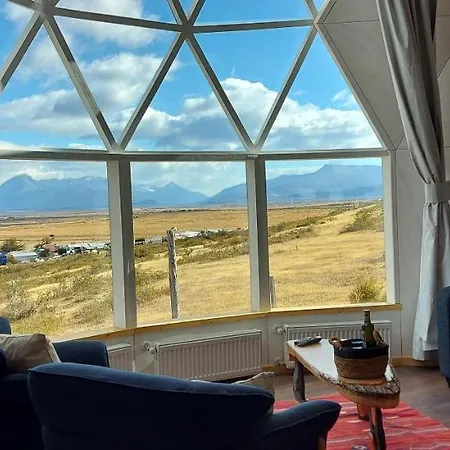 Dome With Stunning Glacier & Mountain Views Puerto Natales Exterior foto